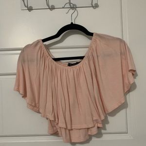 Boohoo cropped off the shoulder top